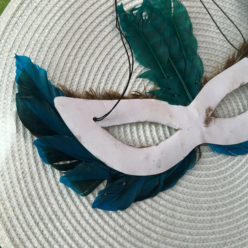 Feathered Masquerade Mask